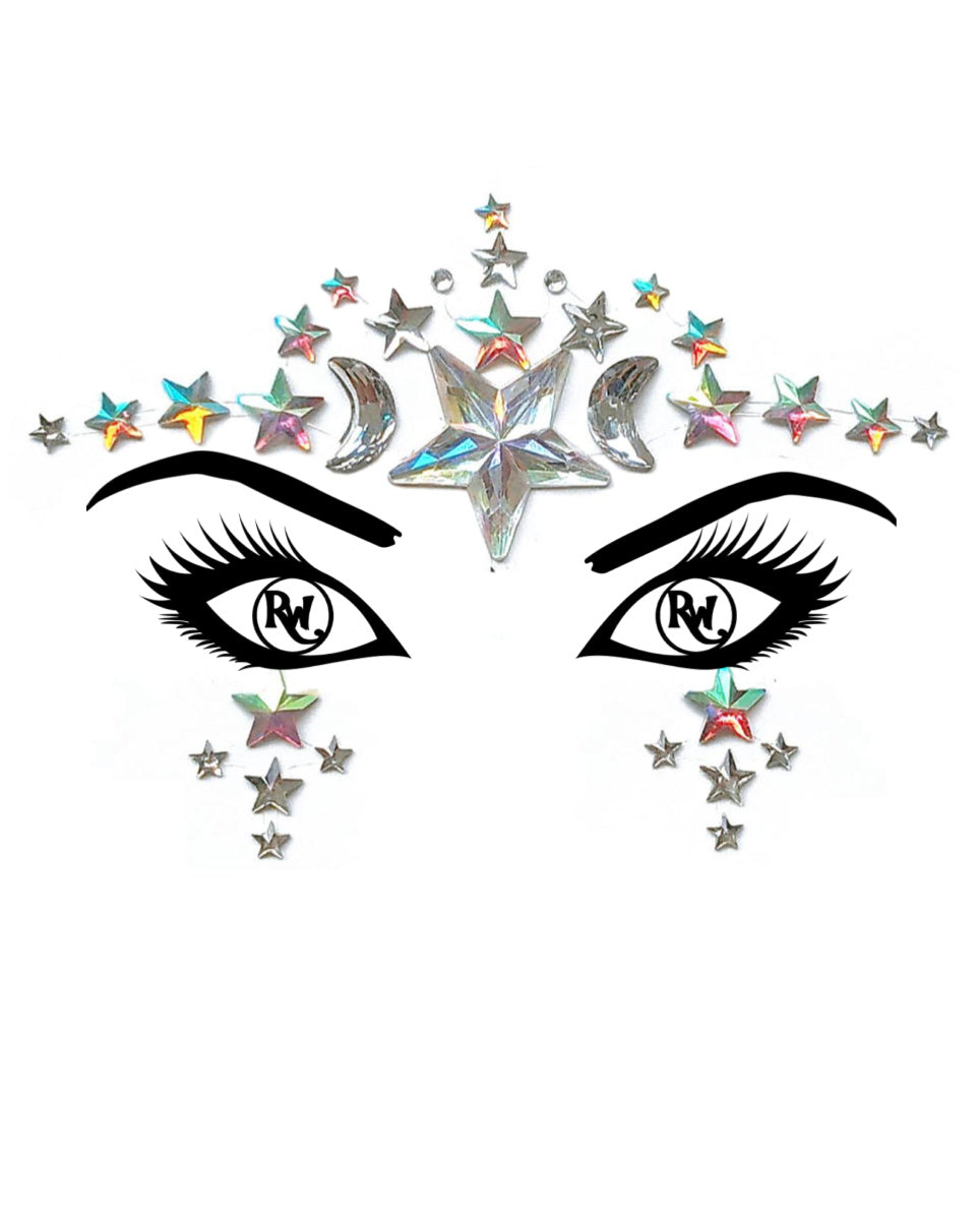 Stardust Princess Rave Face Jewel - Vibenests