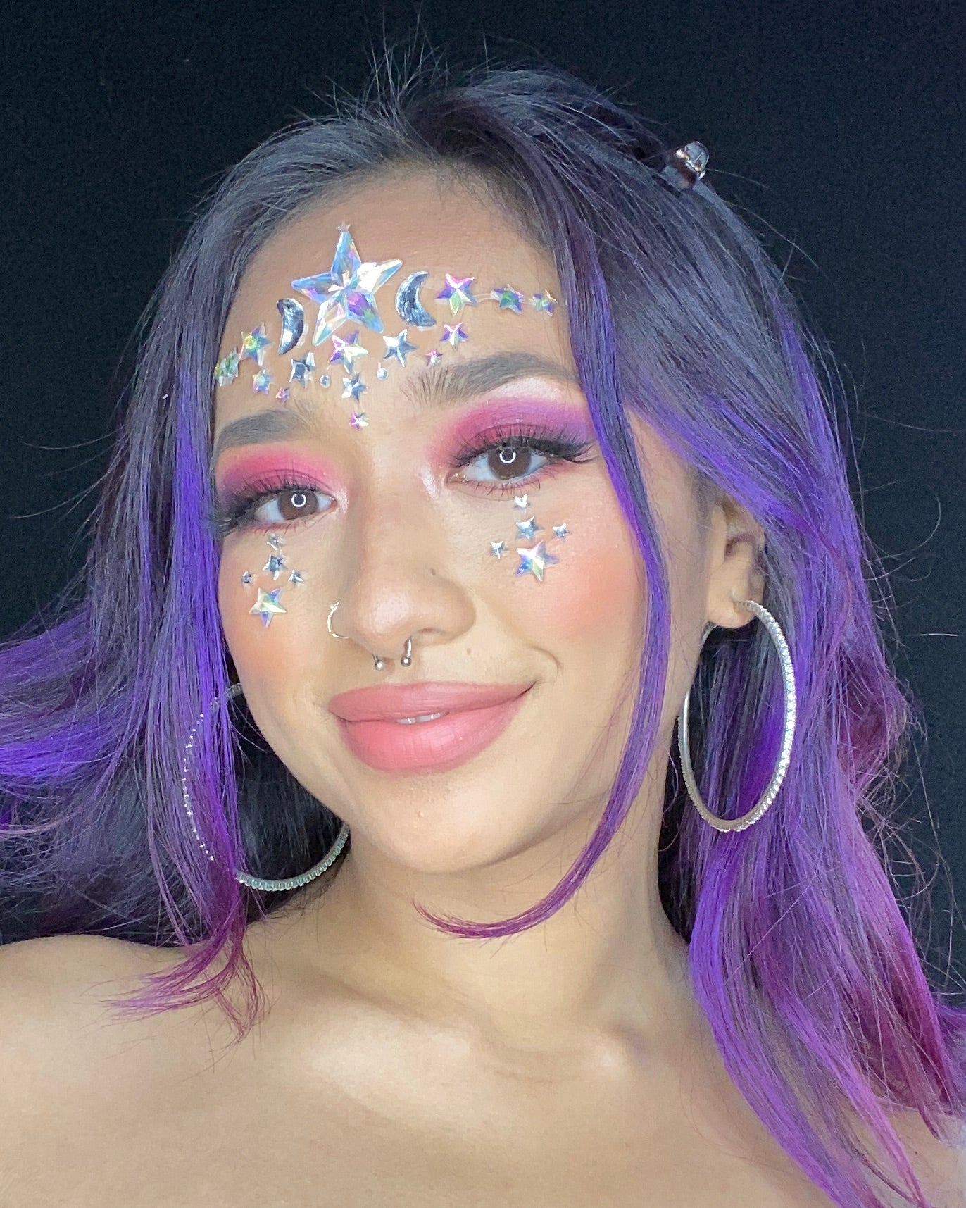 Stardust Princess Rave Face Jewel - Vibenests